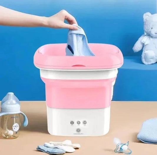 MINI LAVADORA PORTÁTIL CON SECADORA