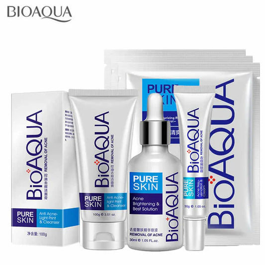 COMBO ANTI ACNÉ BIOAQUA X4 ORIGINAL