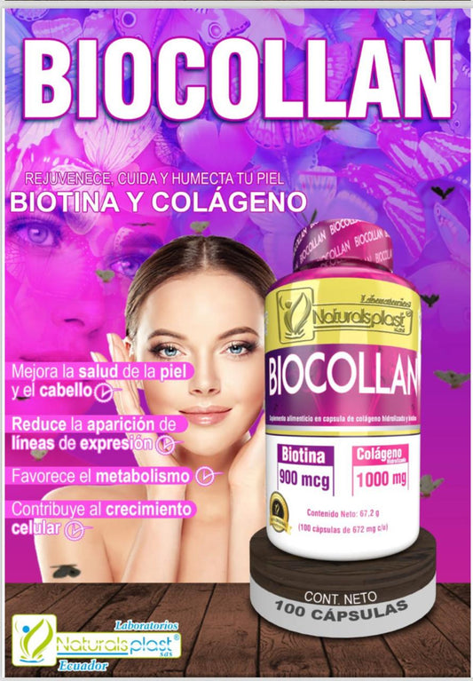 Biotina + Colageno 100cap