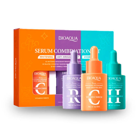X3 Serum Bioaqua Caja De Lujo Original HIDRATA, REDUCE Y ILUMINA TU PIEL